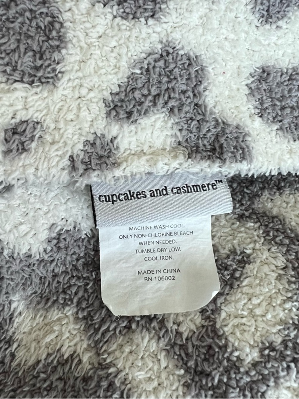 Cupcakes and Cashmere Grey Leopard Blanket - Picture 3 of 6